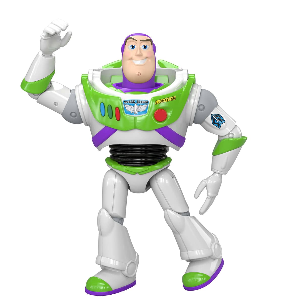 Mattel Disney and Pixar Toy Story Buzz Lightyear Action Figure 7 Inch Tall Space Ranger, 10 Posable Joints, Playscale Movie Accurate — view 5