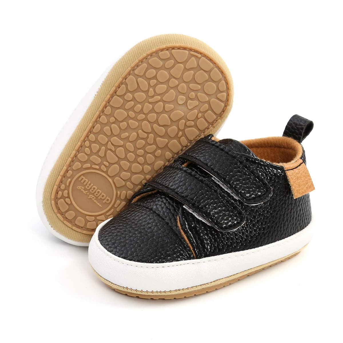 RVROVIC Baby Boys Girls Sneakers Anti-Slip Oxford Loafer Flats Infant Toddler PU Leather Soft Sole Baby Shoes — view 31