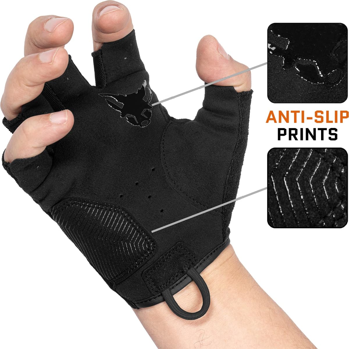 ACE Schakal Guantes sin Dedos - Guantes tácticos sin Dedos - para Paintball y Deportes de Tiro — view 2