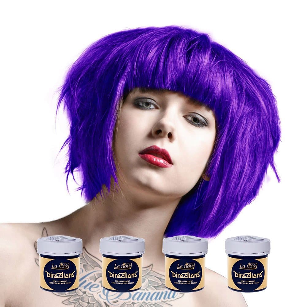2x La Riche Directions Semi-Permanent Hair Color 100ml Tub - Violet — view 21