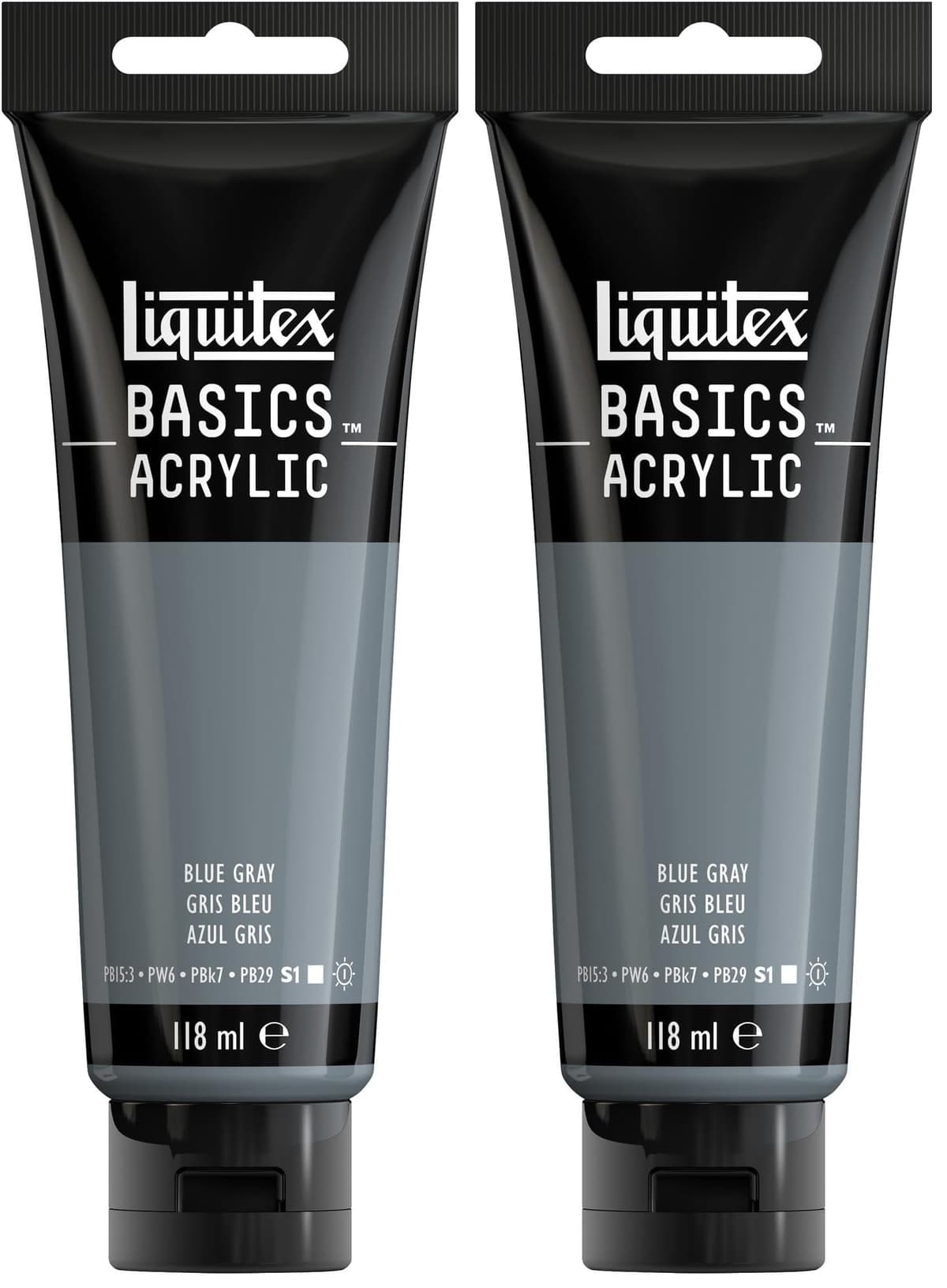 LIQUITEX Basics Acrylic Paint, Mars Black, 118 ml Tube — view 67