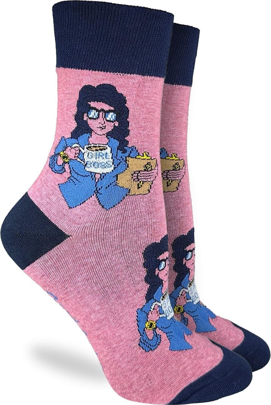 Good Luck Sock Women's Floral Dinosaurs Socks, Shoe Size 5-9 — view 108