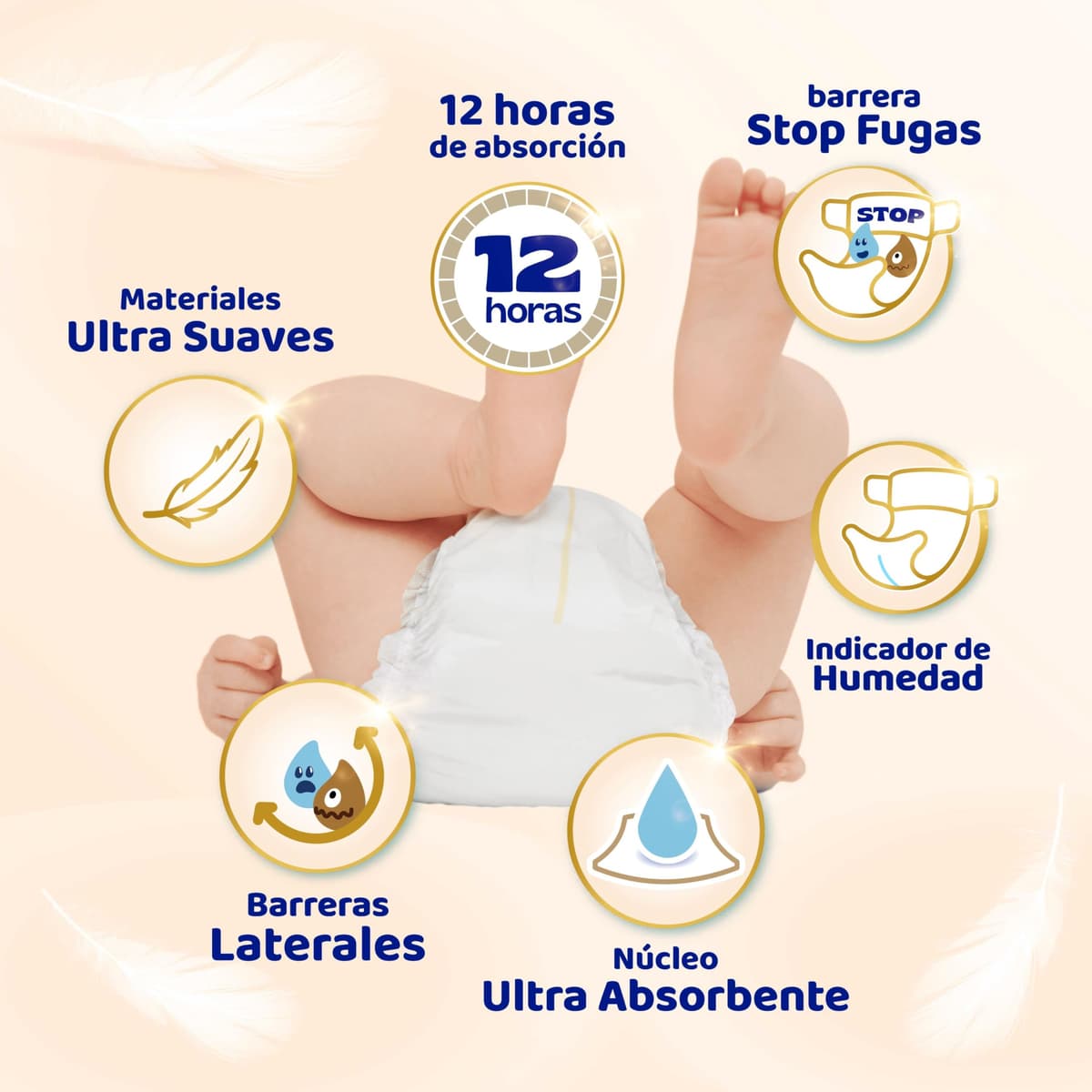 Dodot Pañales Bebé Sensitive, Talla 5 (11-16 kg), 168 Pañales + 4 Pants de Regalo, Hasta 12 h De Protección Antifugas y Cuidado de la Piel, Pack Mensual — view 5