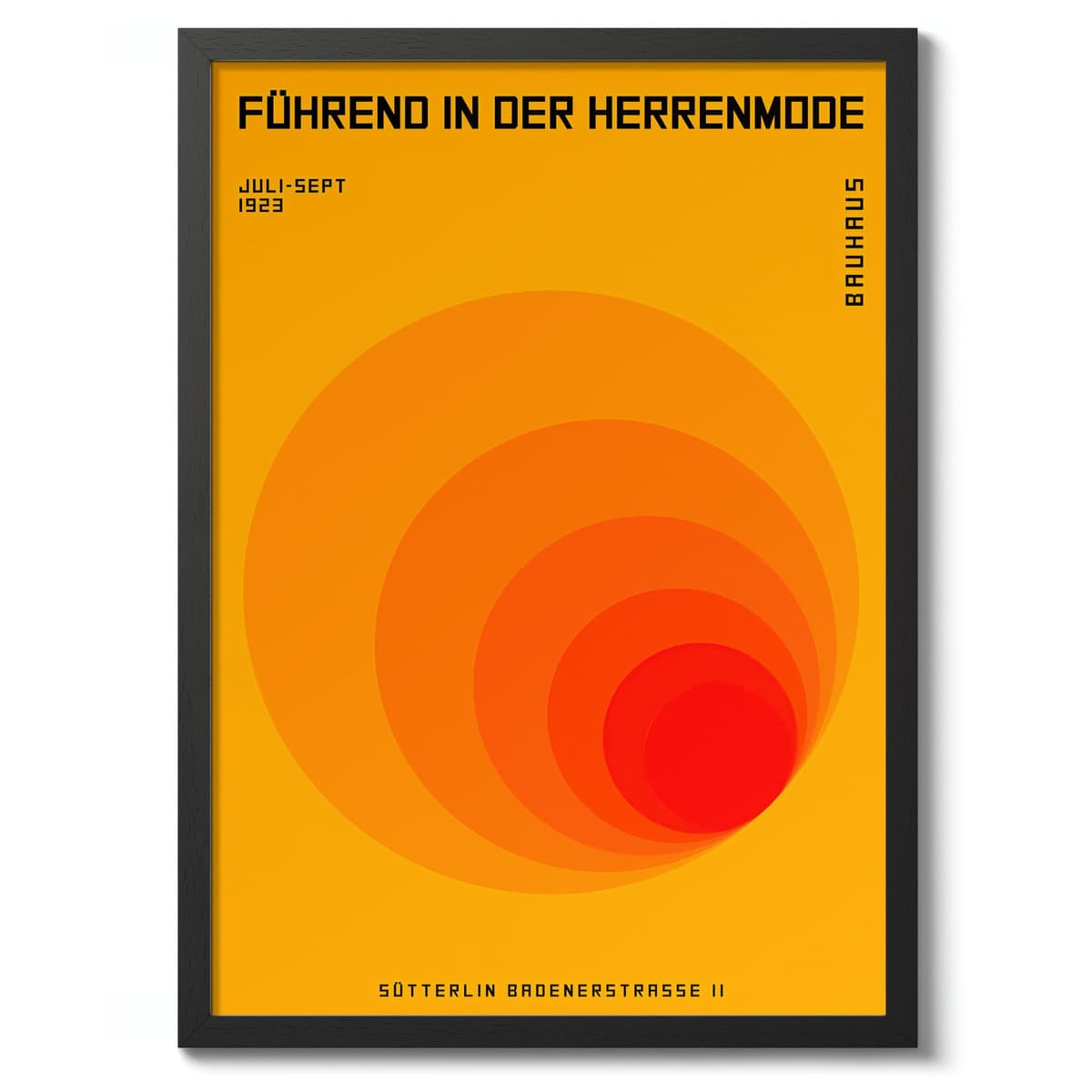 Bicycle Bauhaus Poster, Bauhaus Print, Framed Abstract Art, Mid-Century Wall Art, Modern Home Decor, Gift Idea, Archival Matte, A5 (Print Only) - 21x14.8cm — view 29