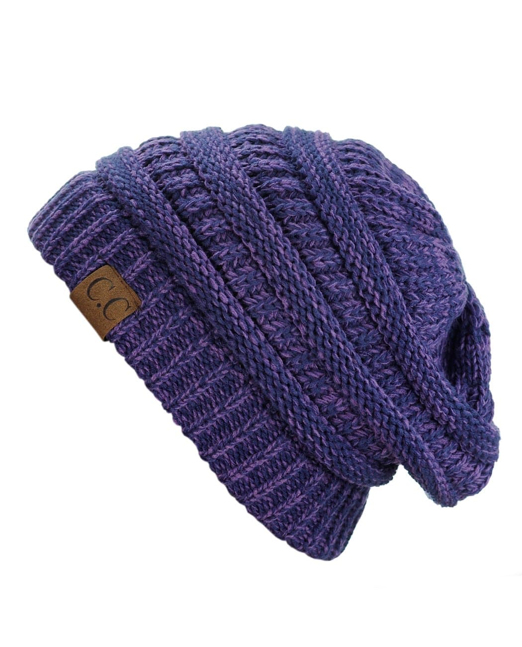 Warm Chunky Soft Stretch Cable Knit Beanie Skully — view 140