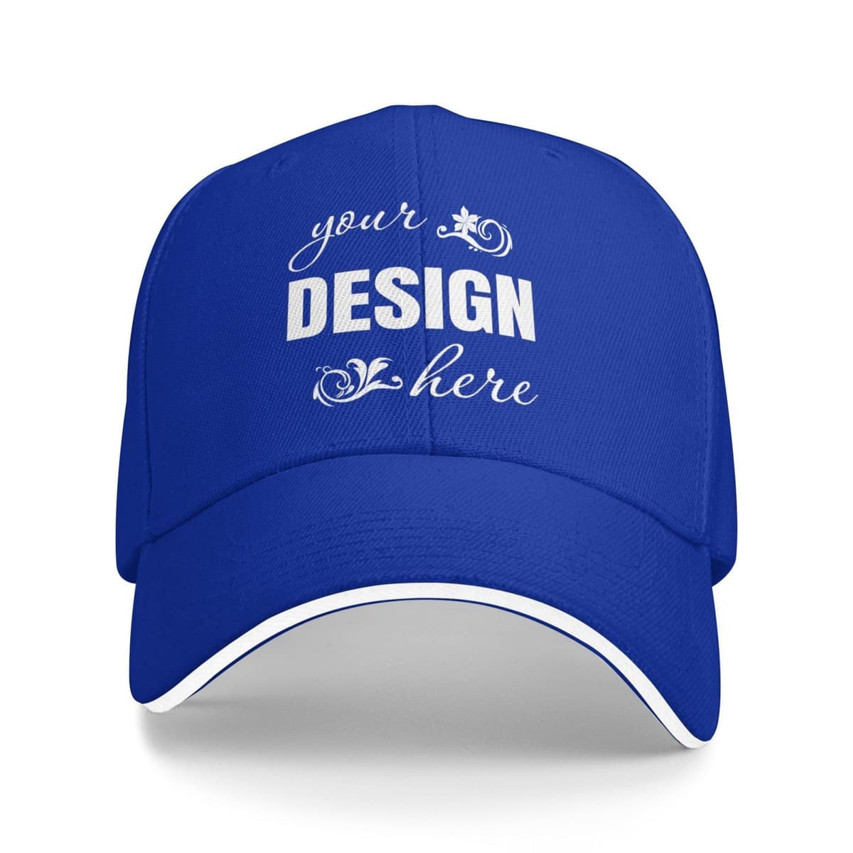 Gorra de Béisbol Personalizada - Diseña tu Propia Gorra con Foto y Texto, Gorra de Sándwich Ajustable para Hombre y Mujer, Gorra Deportiva Estructurada y Transpirable — view 13