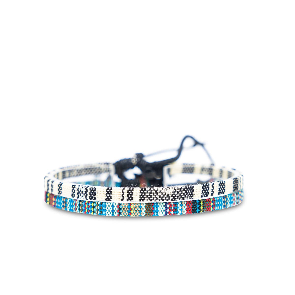 Made by Nami Tobilleras Mujer Impermeables Ajustables 19-38cm Pulseras Boho de Hilo Algodón 100% Turquesa — view 29