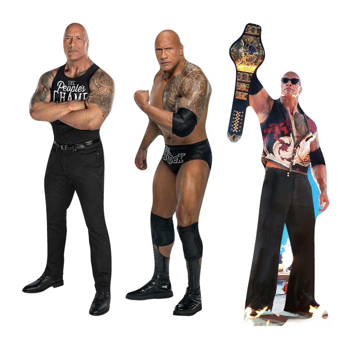 Star Cutouts SC4577 WWE Rhea Ripley 3-Pack Shelf Top Cardboard Cutouts – Wrestling Fan Display, Party Décor & Collector Gift — view 19