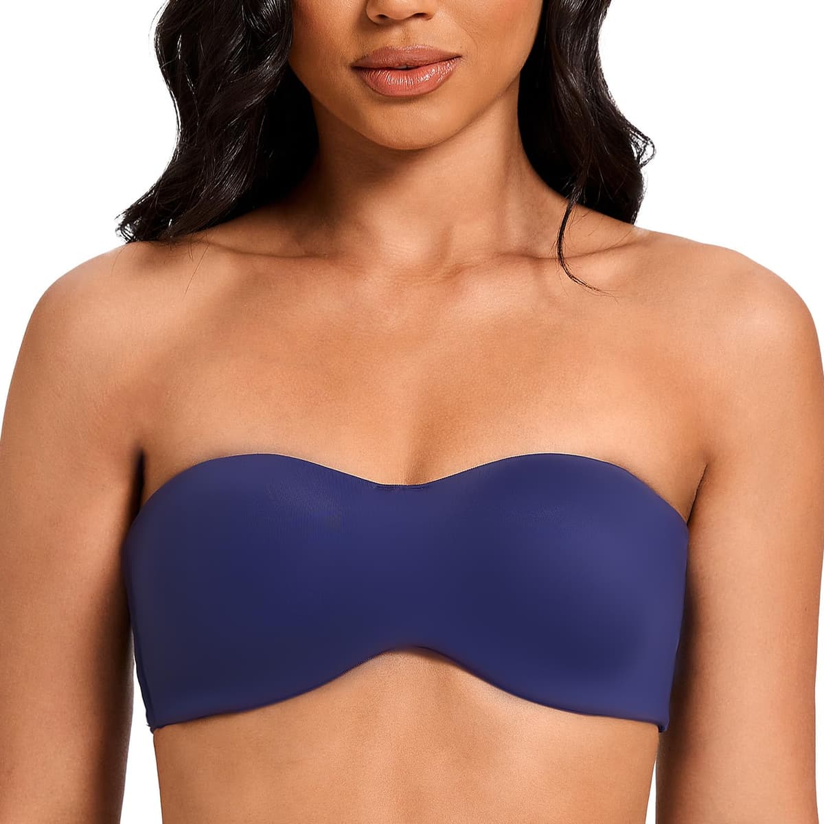 MELENECA Women's Strapless Minimizer Multiway for Large Bust Unlined Seemless Underwire Bandeau Bra — view 21