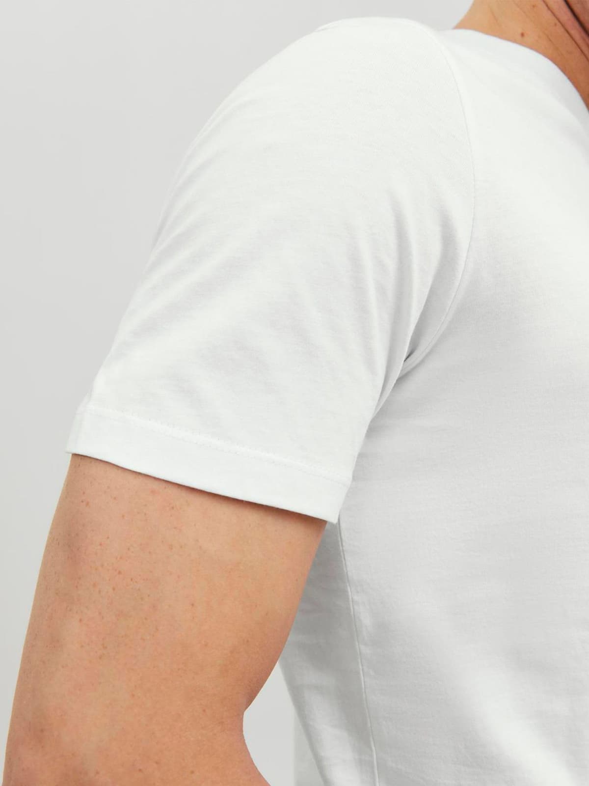 JACK & JONES T-Shirt Plain O-Neck T-Shirt — view 7