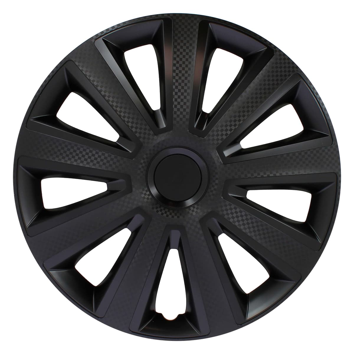 Juego de 4 Tapacubos de 14 Pulgadas Diseño Illinois RC Black, Acabado Negro y ABS Resistente a Fuertes Impactos, Duradero y Fiable con Anillo de sujeción Ajustable — view 25