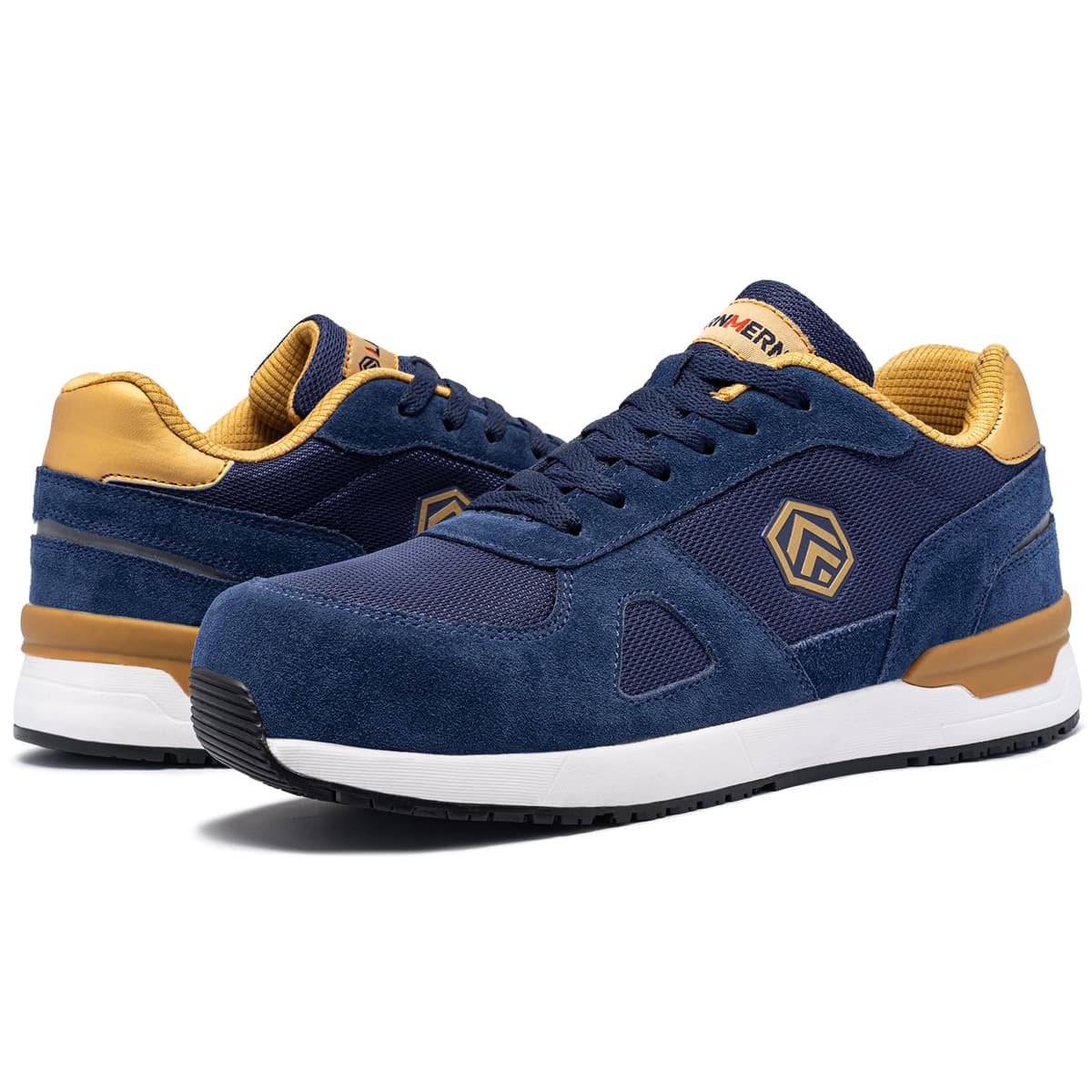 LARNMERN PRO Zapatos de Seguridad Hombre Mujer S1 SRC Anti-Deslizante Zapatos de Trabajo Punta de Acero Zapatillas de Seguridad Ligero Transpirables Calzado de Seguridad — view 7