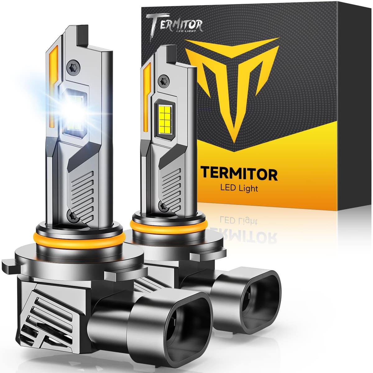 Termitor Latest H7/H7LL Bulbs, 50,000LM 900% Brightness, 6500K White Super Bright, 1:1 Halogen Size, 6500 Cool White H7 Fog Lights, No Adapter Required, Easy Install, Non-Polarity, Pack of 2 — view 25