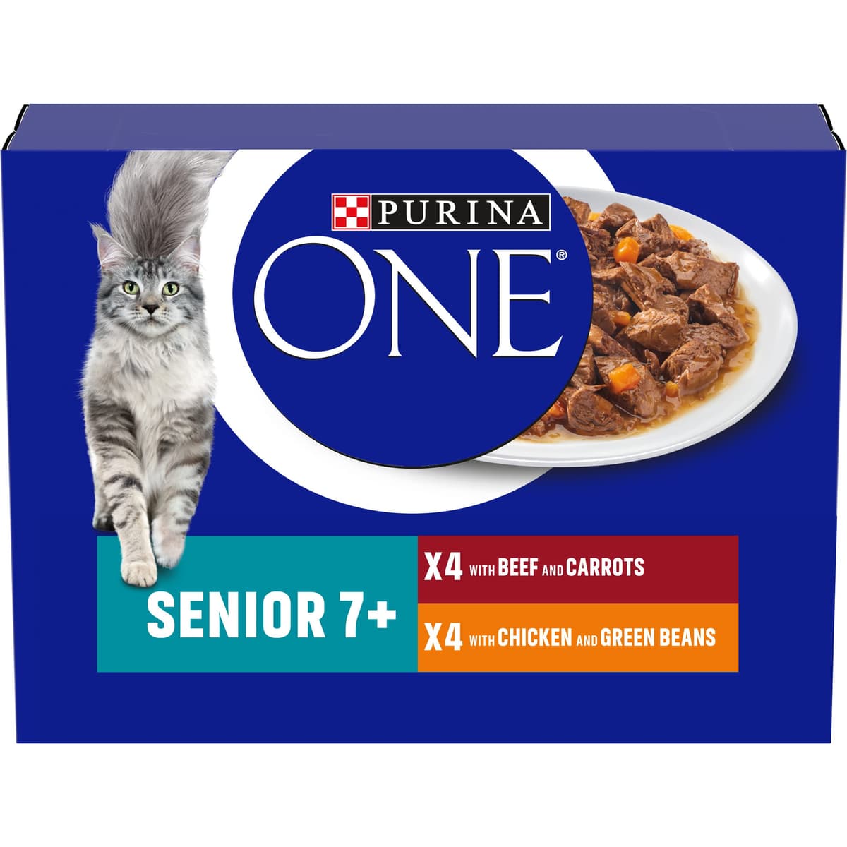 PURINA ONE Mini Fillets Mixed Selection in Gravy Adult Wet Cat Food 40x85g — view 13