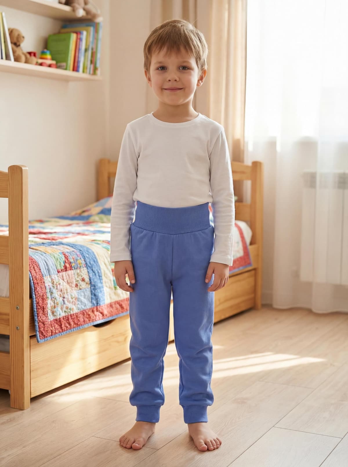 TupTam Pantalones Bebé 5 Unidades – Pantalón Algodón Suave para Bebé Niño y Niña, Certificación Oeko-Tex — view 3