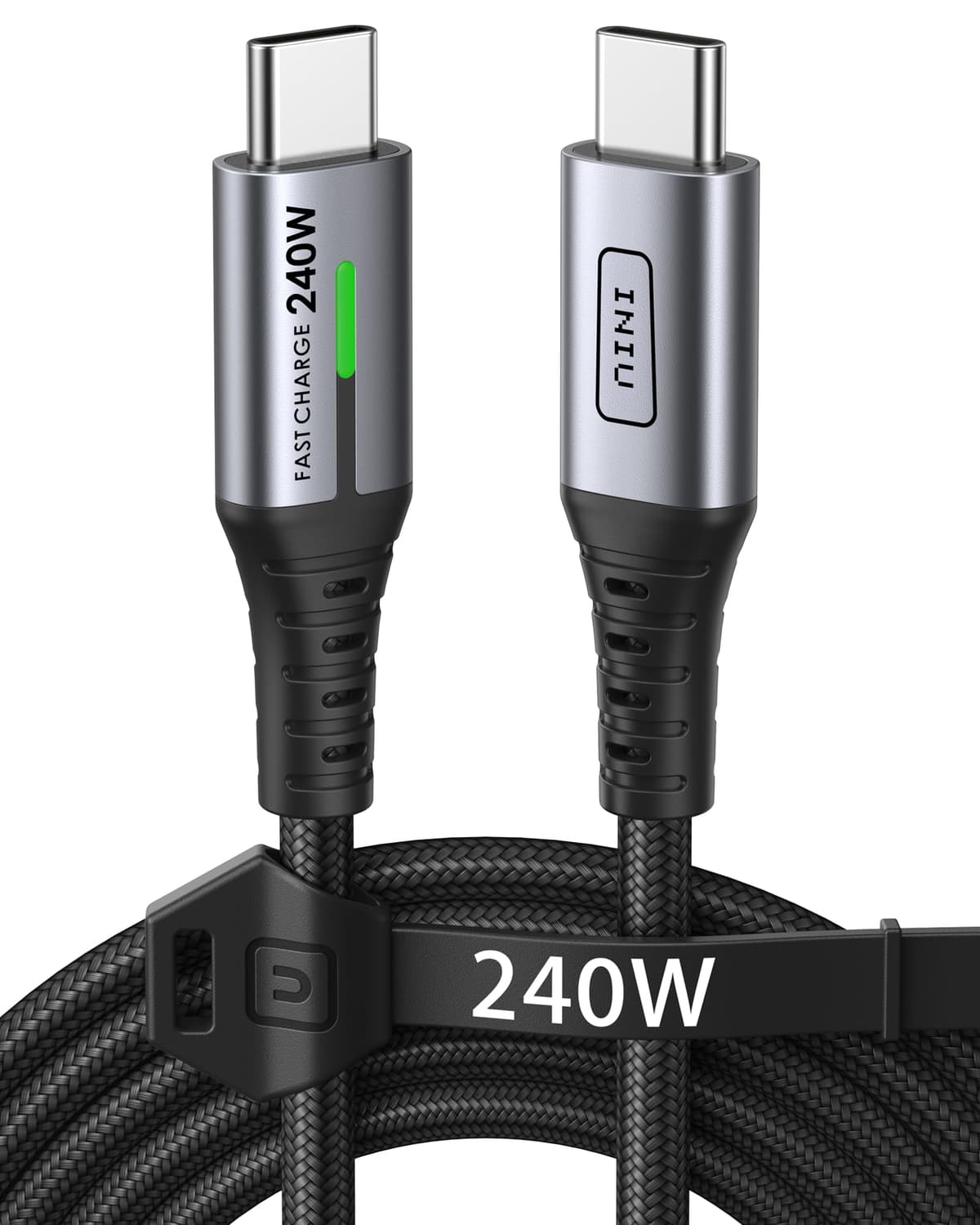 INIU 240W USB C to USB C Charger Cable, [2-Pack 2m] PD Type C Charge Cable, Super Fast Charging USB C Cable for iPhone 17 16 15 Pro Max Plus, MacBook iPad Air, Samsung S25 S24 Ultra, Steam Deck etc. — view 15
