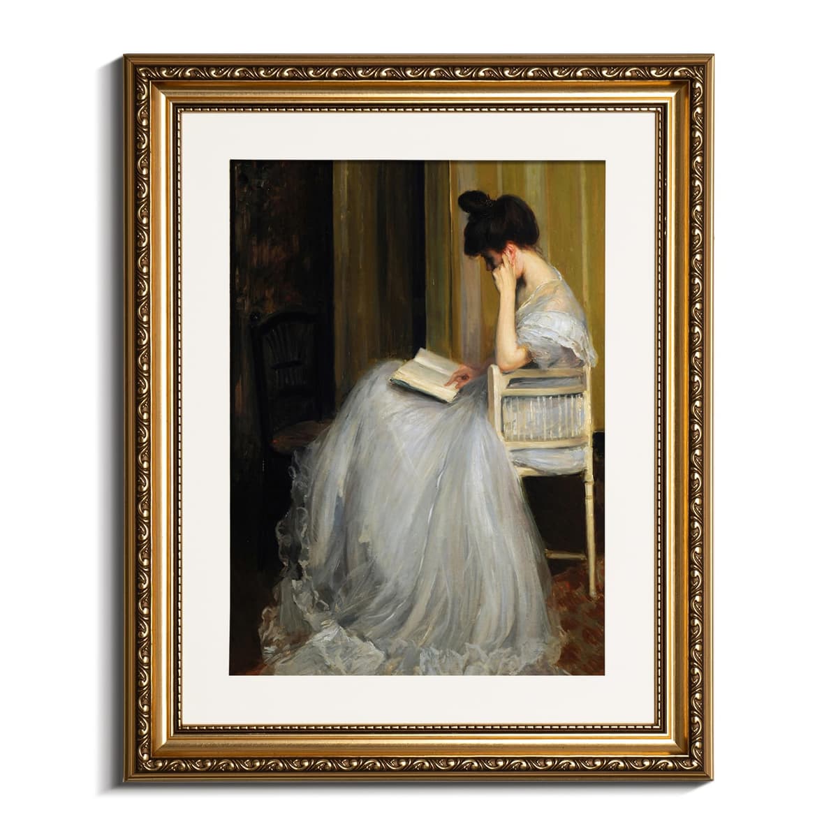 VIYYIEA Gold Framed Wall Art Canvas Print Home Decor Vintage Swan Decoration Grace Swan Art Painting Pictures Rustic Bathroom Wall Decor Animal Farmhouse Artwork for Living Room Bedroom Office 11x14in — view 61