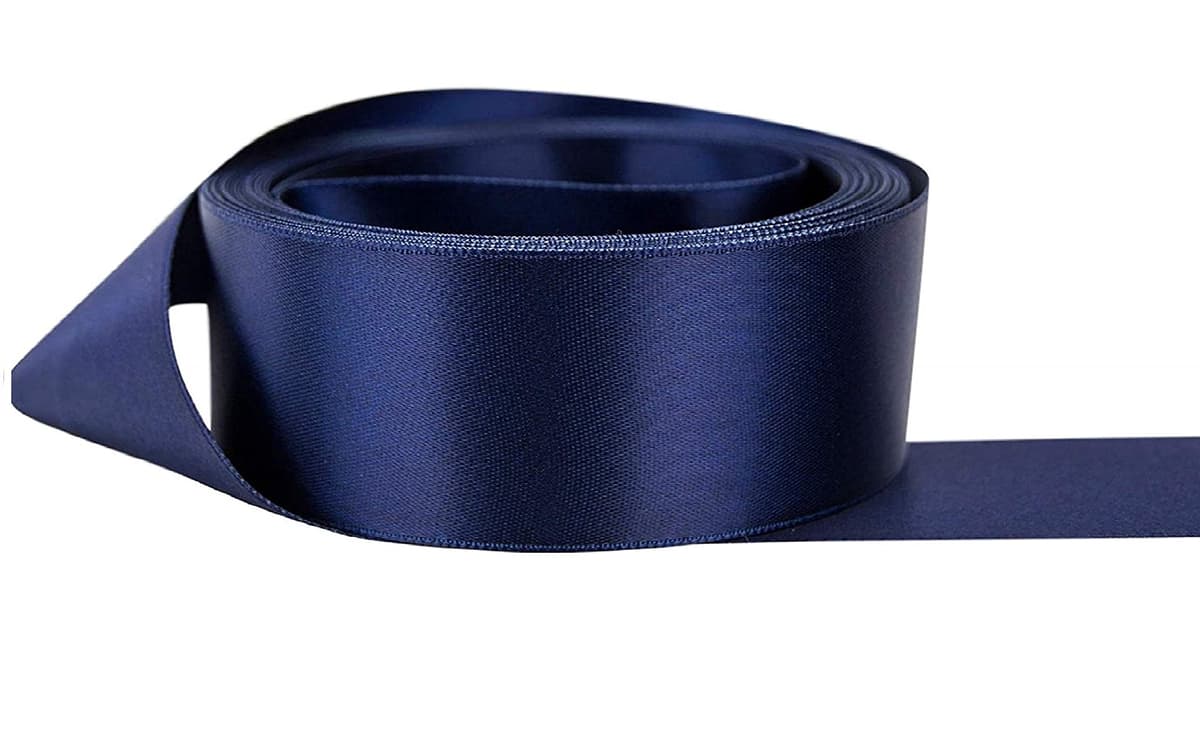 Satin Ribbon. 38mm Wide 5 Meters (Dark Green) Gift Wrap Ribbon, Ribbons for Gift Wrapping, Christmas Ribbon, Gift Wrapping Ribbon for Crafting, Wedding Party Decor — view 155