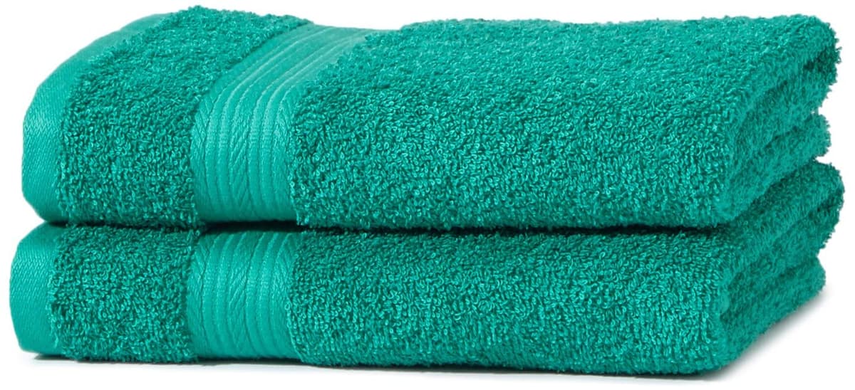 Amazon Basics Juego Toallas Baño Completo 100% Algodón 2 Toallas Baño + 2 Mano, Negro, Pack 4 Unidades — view 8