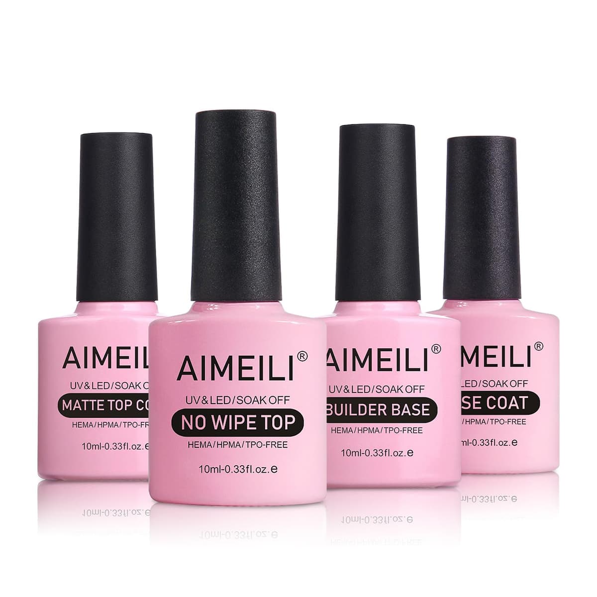 AIMEILI Gel Uñas Constructor Base Coat y Builder Gel 7 en 1 Nail Extensión Esmaltes Semipermanentes de Uñas UV LED Building Base 10ML — view 56