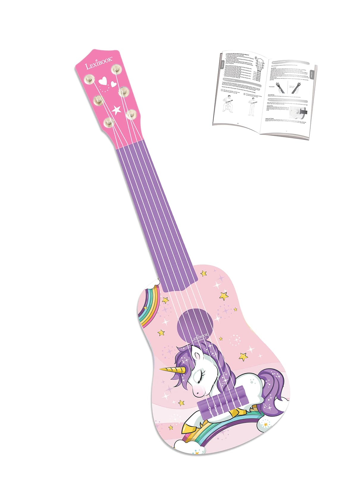 Lexibook, Gabby's Dollhouse, Mi Primera Guitarra para niños, 6 Cuerdas de Nylon, 53 cm, Guía incluida, Rosa, K200GDHLXB — view 20