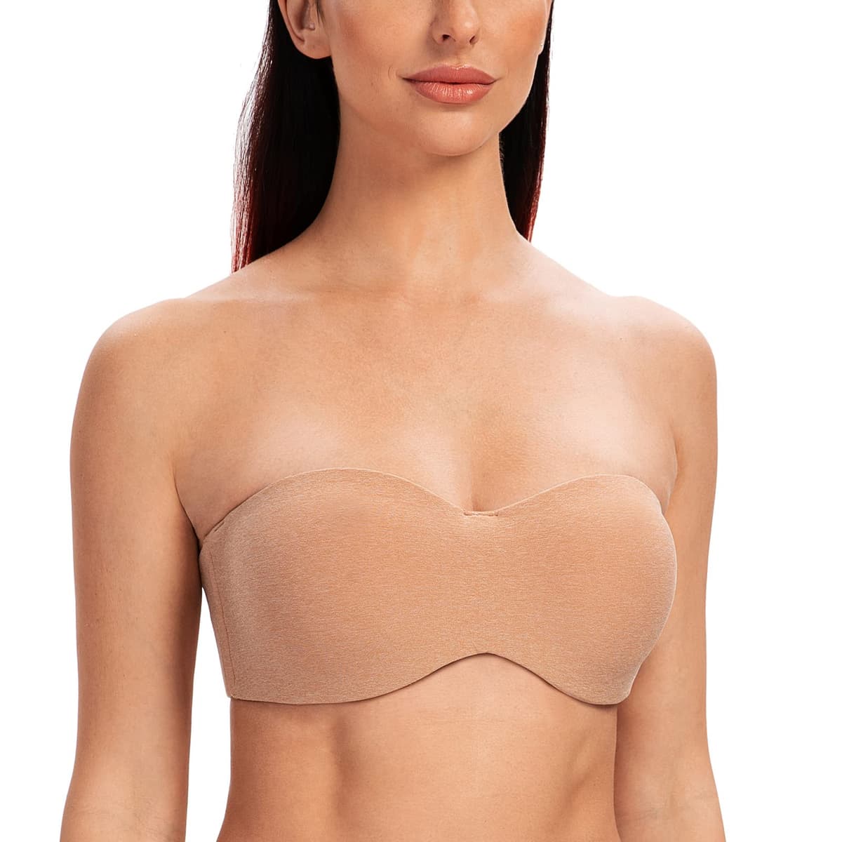 MELENECA - Sujetador con Aros sin Relleno Reductor sin Tirantes Bandeau para Mujer — view 3