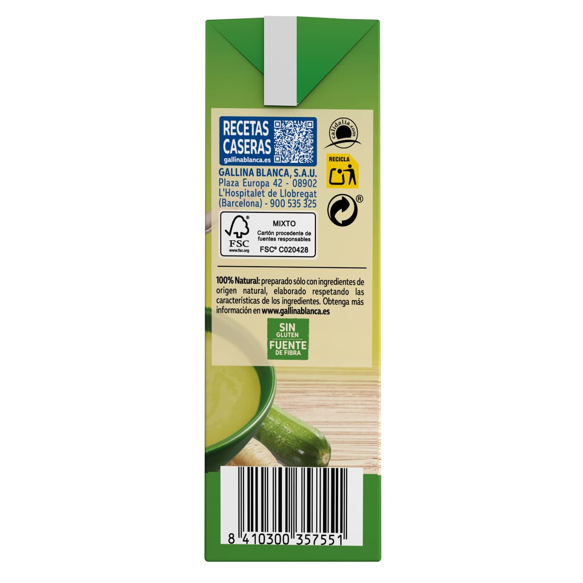 Gallina Blanca - Crema casera de verduras 500 ml — view 5