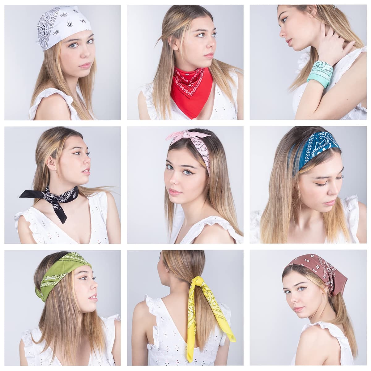 EL BANDANA - Estampado Paisley - 100% Algodón - Máximo grosor - 20 Colores Exclusivos — view 4