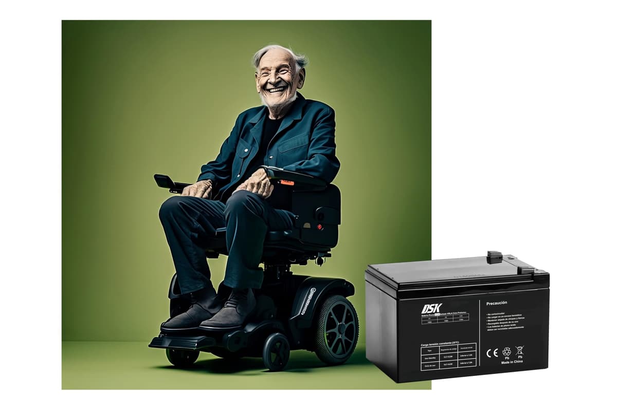 DSK Batería de Plomo AGM Sellada VRLA 6V 4,5Ah Recargable sin Mantenimiento para Alarmas, Seguridad, Juguetes Eléctricos y SAI. Alta Durabilidad Larga Vida útil. Compatible con terminales F1 y F2 — view 5
