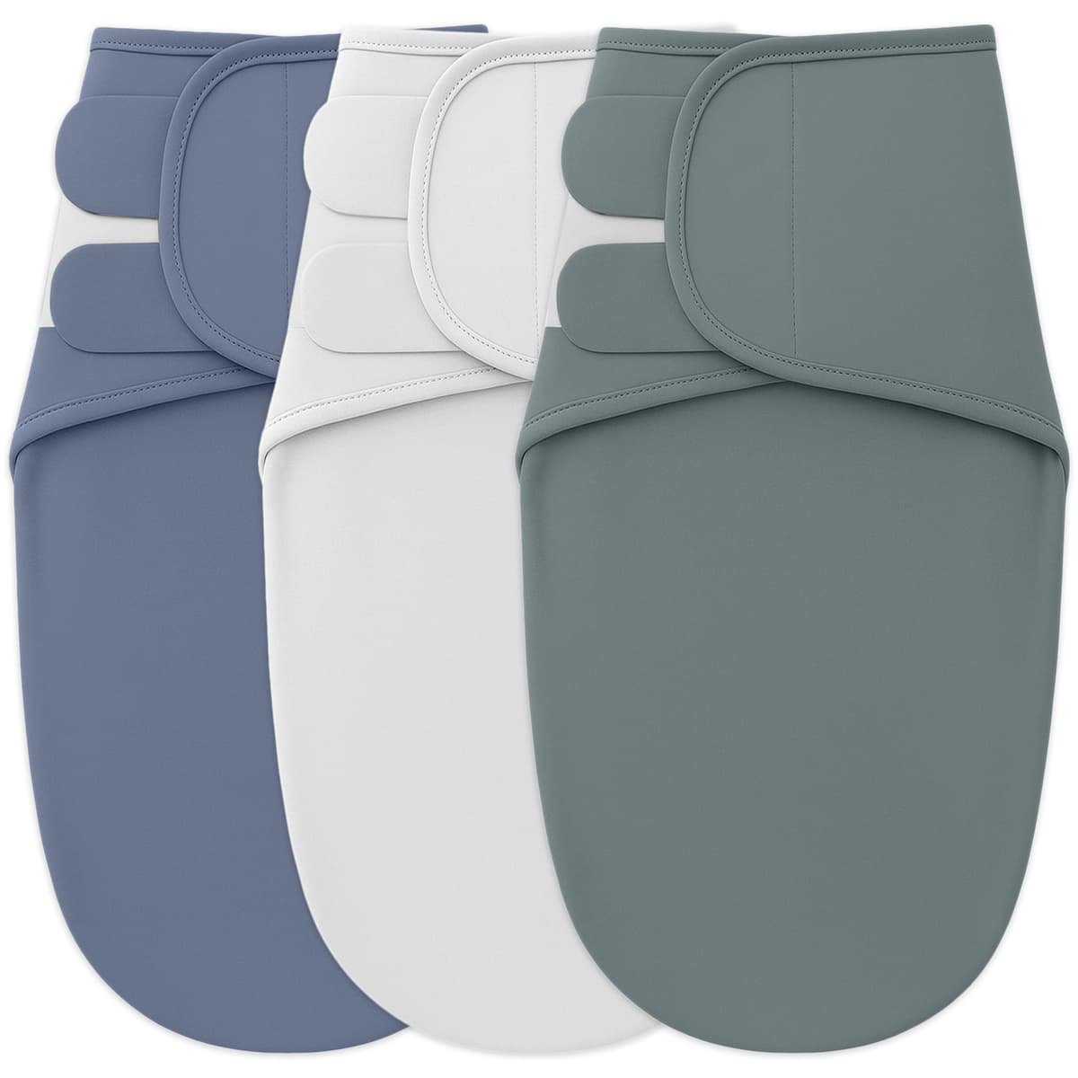 Little Seeds Swaddle Blanket 0-3 Months, 3-Pack Organic Cotton Baby Swaddles - Swaddles for Newborns Infant Boys & Girls, Soft & Snug Hip-Healthy Swaddling Blankets — view 10