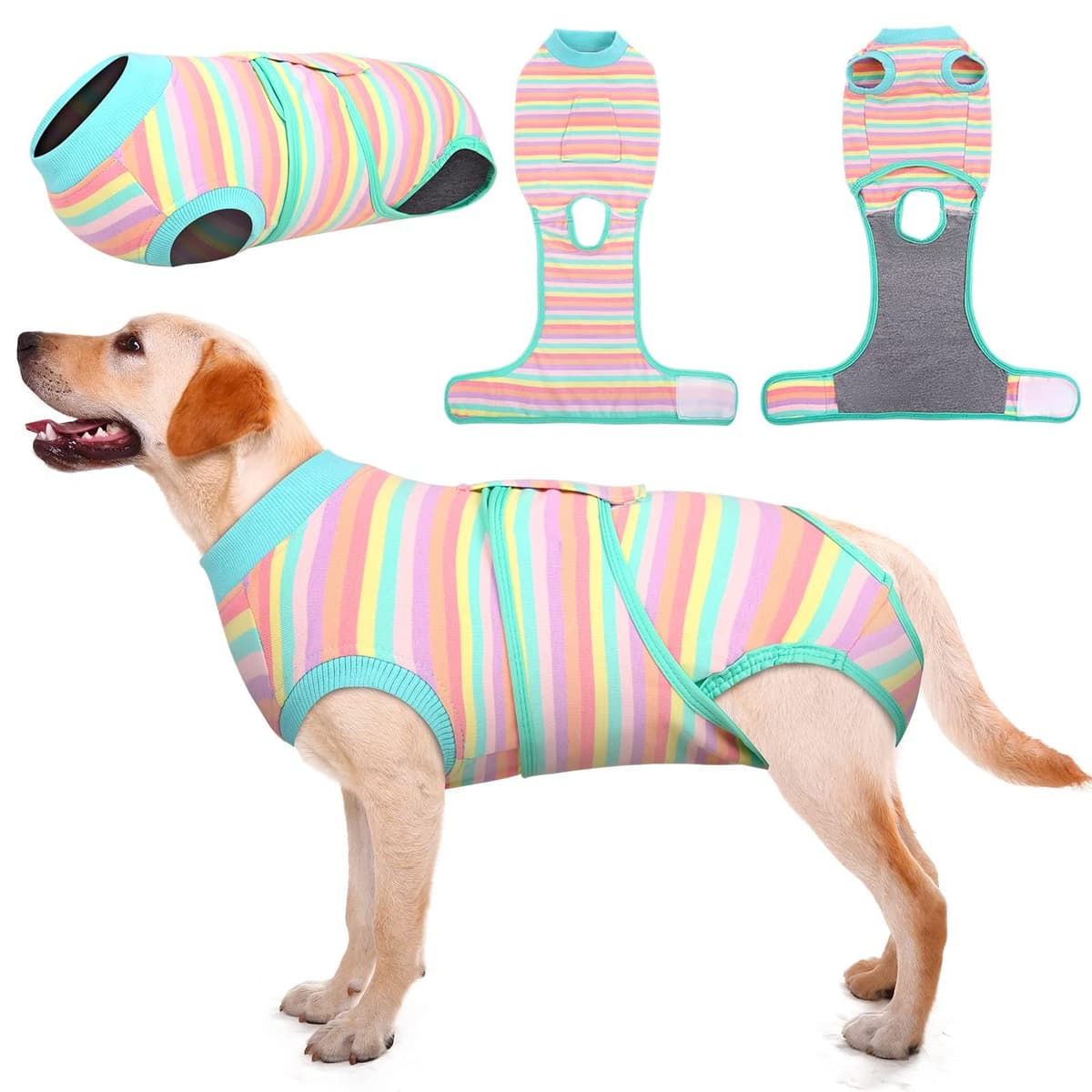 Kuoser Dog Recovery Suit Female, Dog Onesie for Surgery, Female Spay and Male Neuter Onesie for Post-Op Care, Prevent Licking Puppy Onesies — view 42