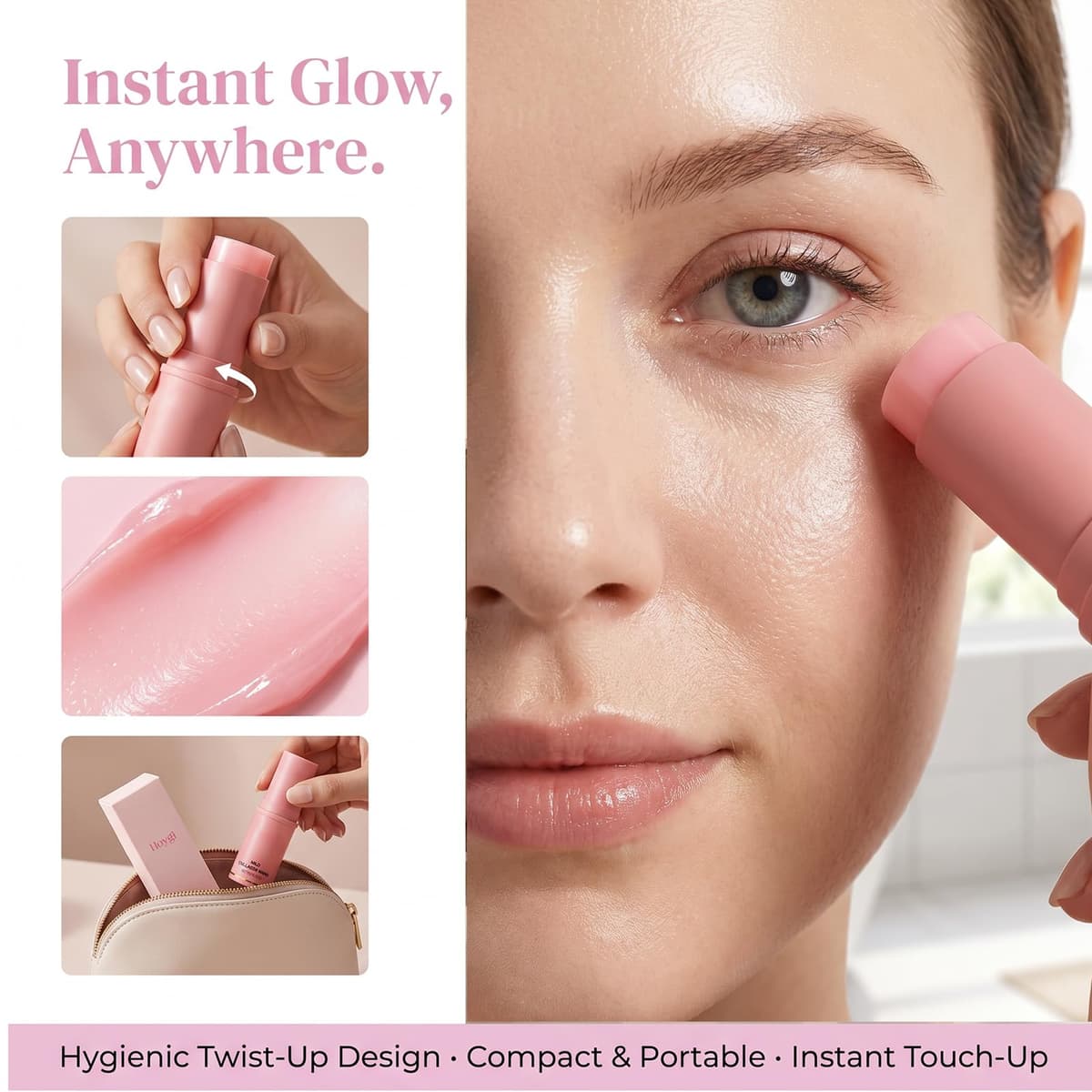 Pure Collagen Wand Stick – Multi Balm for Face, Eye, Lip & Neck Wrinkles，Moisturizing (1pc) — view 3