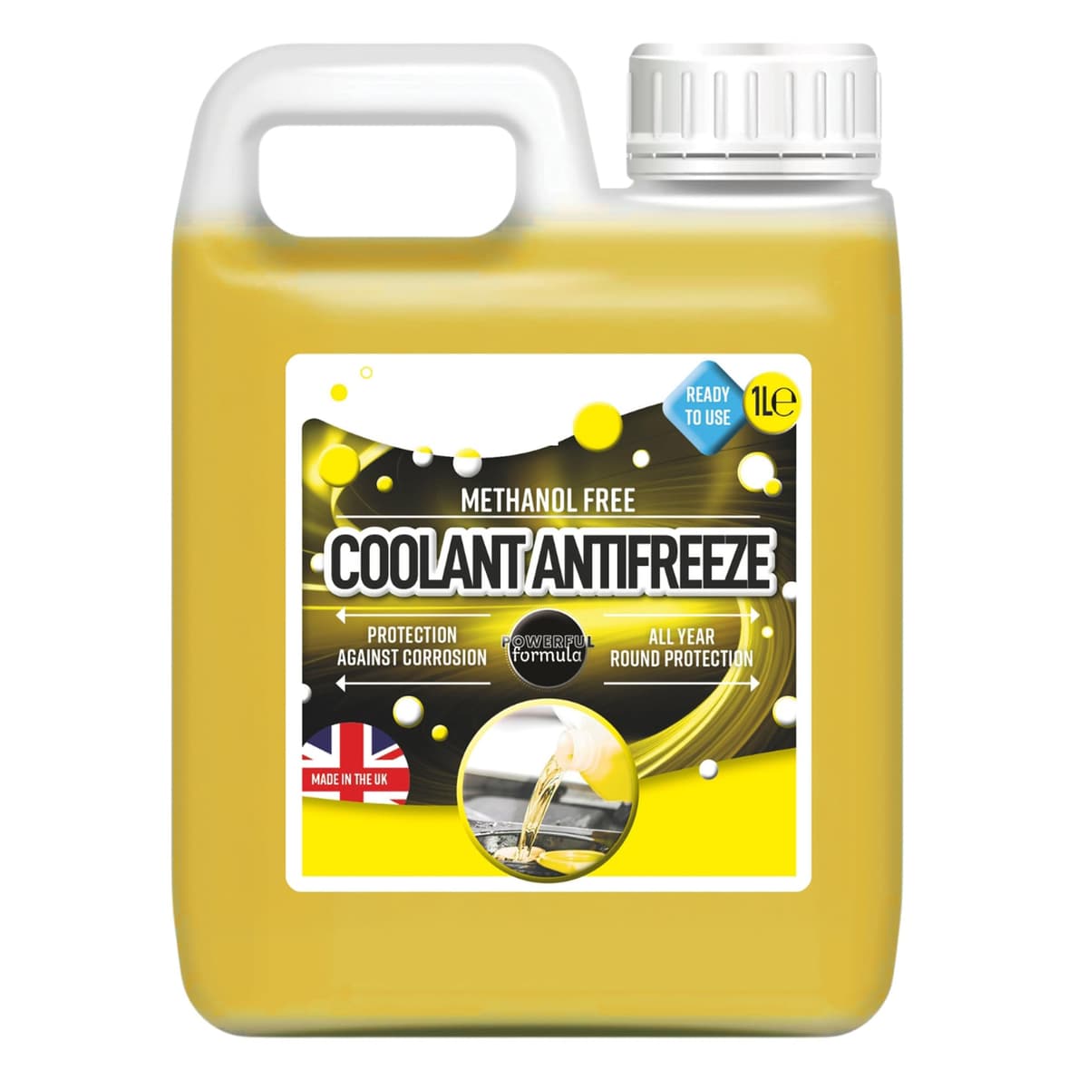STORM TRADING GROUP 1L Coolant Antifreeze Engine Protection From Overheating, Freezing & Corrosion Smooth Performance Year-Round Ready To Use (1)