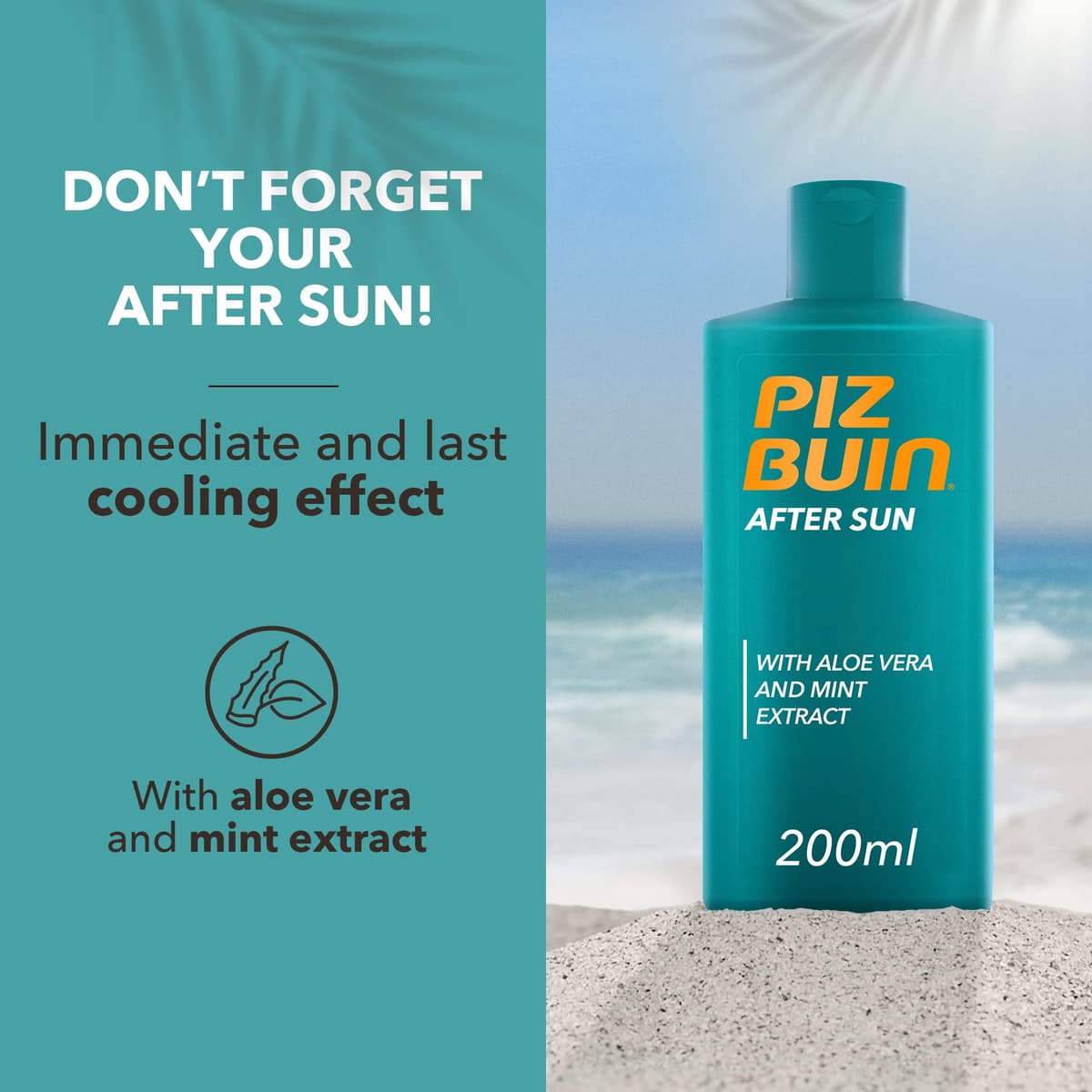 Piz Buin Moisturising Sun Lotion SPF 30 (200ml), Water-Resistant Piz Buin 30 Sunscreen with Advanced UVA/UVB Protection, Skincare with Glycerin and Feverfew PFE Plant Extract — view 5