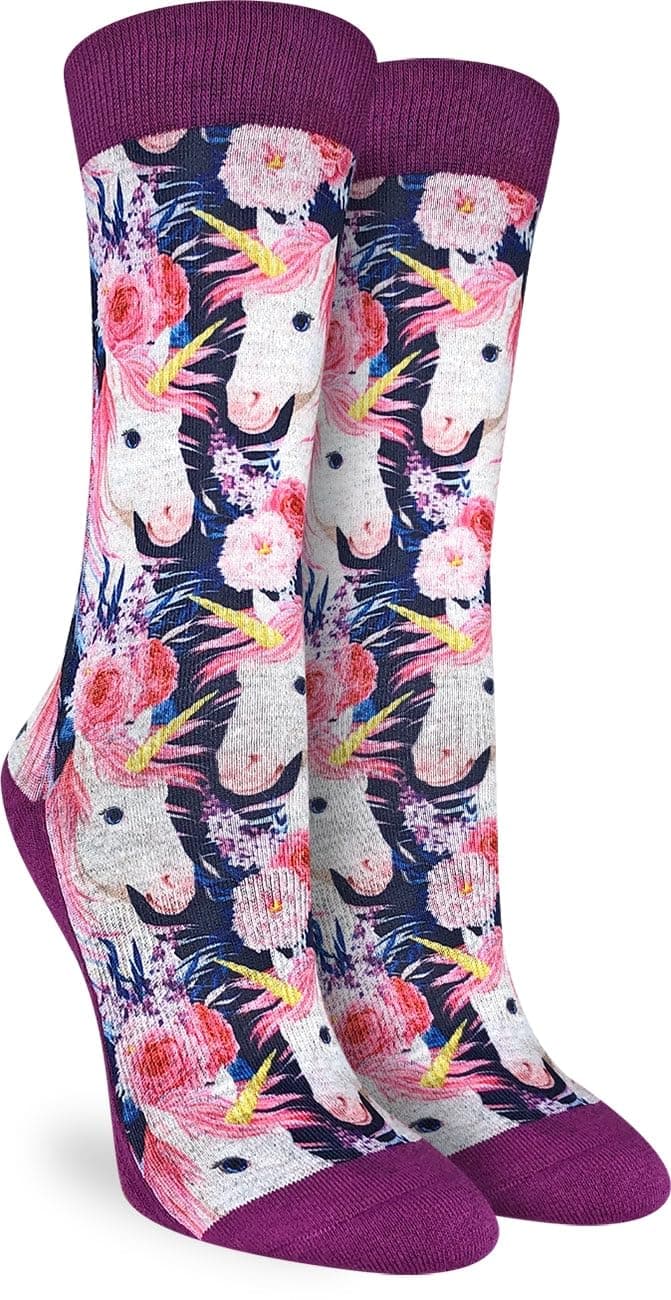 Good Luck Sock Women's Floral Dinosaurs Socks, Shoe Size 5-9 — view 13
