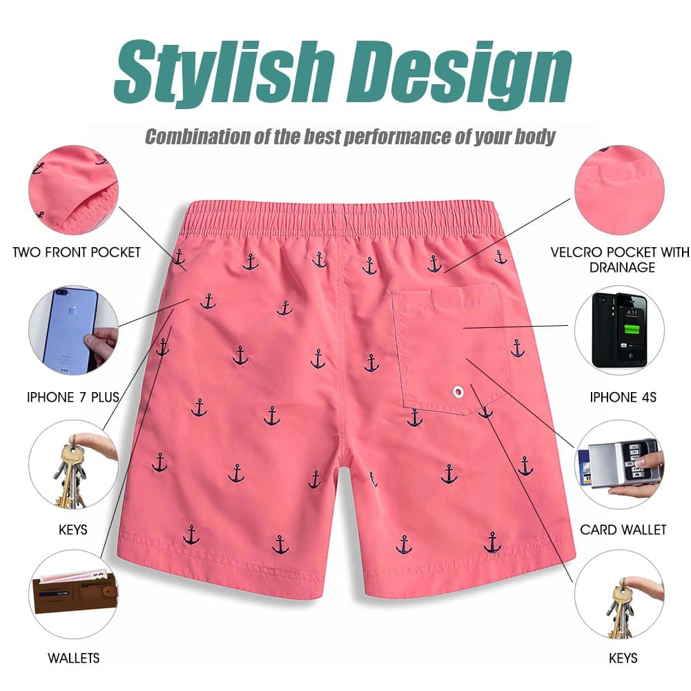 MaaMgic 2 en 1 Bañador con Forro de Compresión con Cremallera Hombre Shorts de Baño Shorts de Playa Traje de Baño para Natación Secado Rápido para Vacaciones — view 6