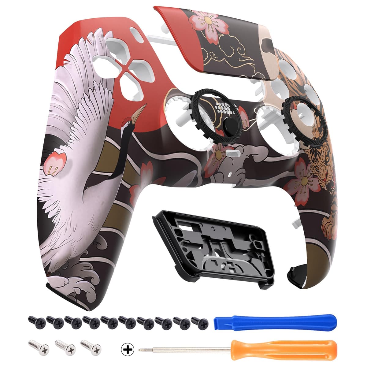 eXtremeRate Luna Rediseñado Carcasa Frontal con Panel Táctil Compatible con ps5 BDM-010 BDM-020 BDM-030 BDM-040 Carcasa Delantera Placa Frontal Funda Portectora Compatible con ps5(Efectivo de $100) — view 39
