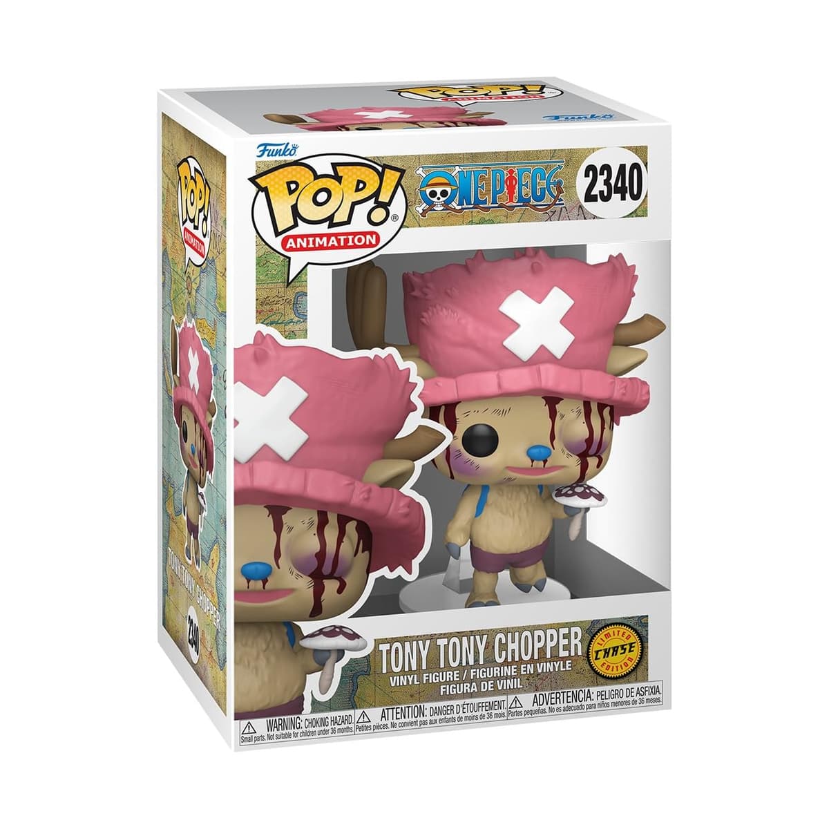 Funko Pop! Animation: One Piece - Chopper - 1 in 6 Chance of Receiving The Rare Chase Variant - Styles Vary - Figura de Vinilo Coleccionable - Idea de Regalo - Mercancía Oficial — view 3