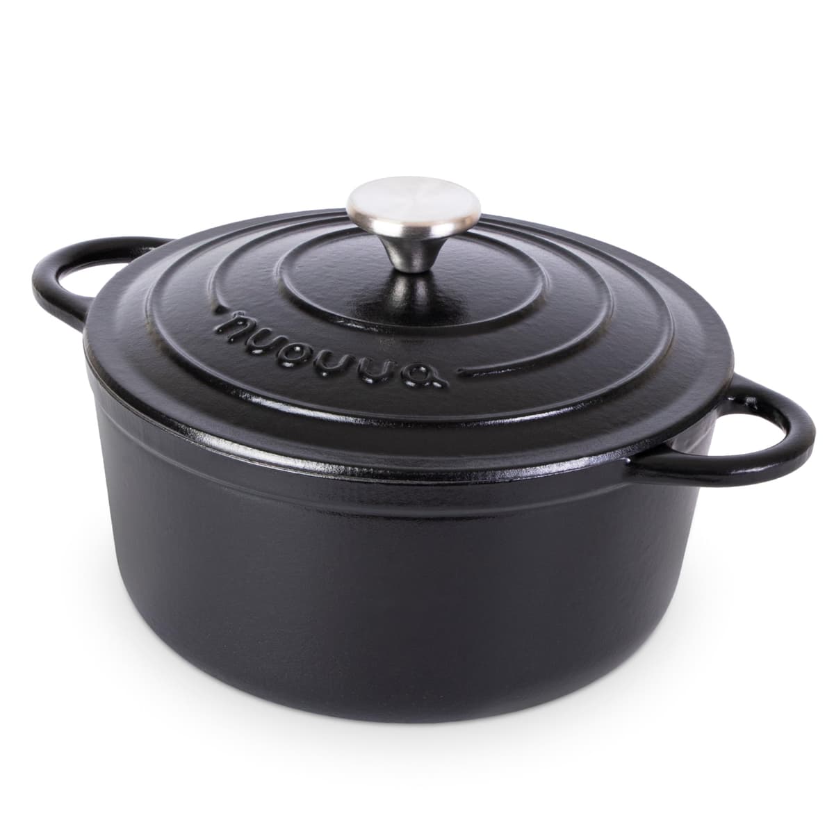 Nuovva Enamelled Cast Iron Dutch Oven Pot with Lid – 5 Quart Casserole Dish – Ceramic Dutch Oven for Bread Baking, Roasting, Braising & Stews – Oven Safe up to 500°F – 24cm Orange — view 50