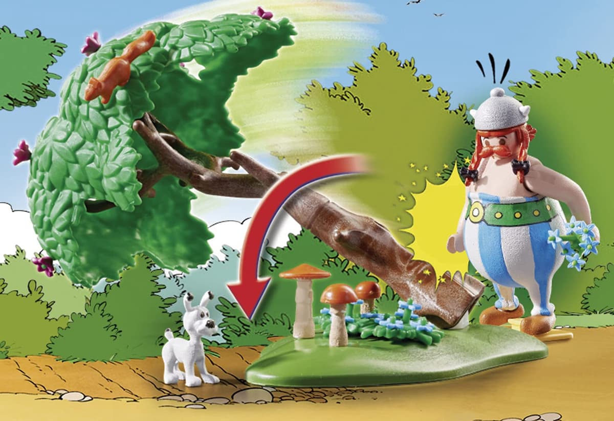 PLAYMOBIL 71160 Astérix La Caza del Jabalí, con Árbol Giratorio, Juguete para Niños a Partir de 5 Años, Multicolor — view 6