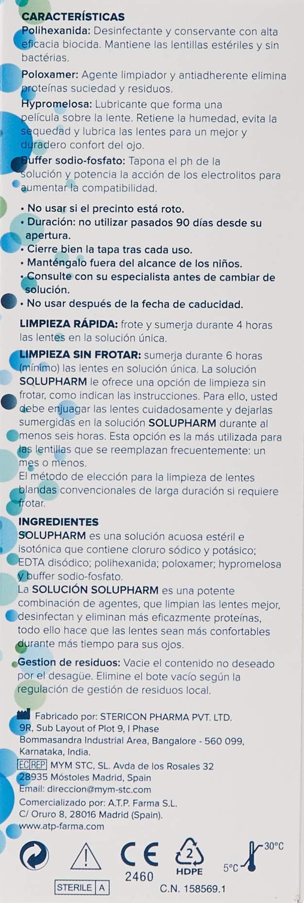 Solupharm Solución Única para Lentes de Contacto Blandas ,360 ml (Paquete de 2) — view 4