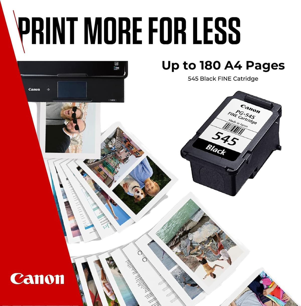 Canon Ink - PG-545 Genuine Black Printer Ink Cartridge - (1 x Cartridge) - Compatible with PIXMA TR, IP, MX, MG & TS — view 4