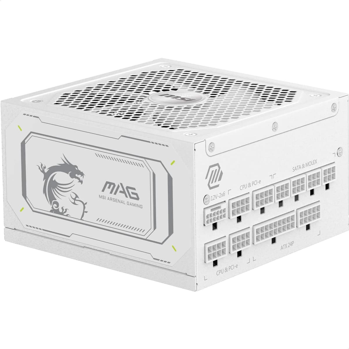 MSI MAG A750GL PCIE5 Power Supply Unit, 750W, 80 Plus Gold, Fully Modular, ATX 3.0, PCIe 5.0 GPU Support, 120mm FDB Fan, Full-Bridge LLC, Flat Black Cables - 7 Year Warranty — view 29