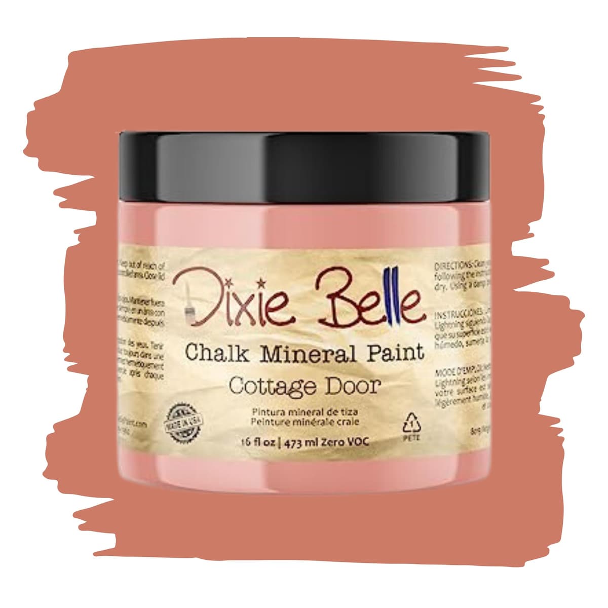 Dixie Belle Paint Company Chalk Finish Furniture Paint - Caviar (32oz) - Matte Black Chic Chalk Mineral DIY Furniture Paint — view 47