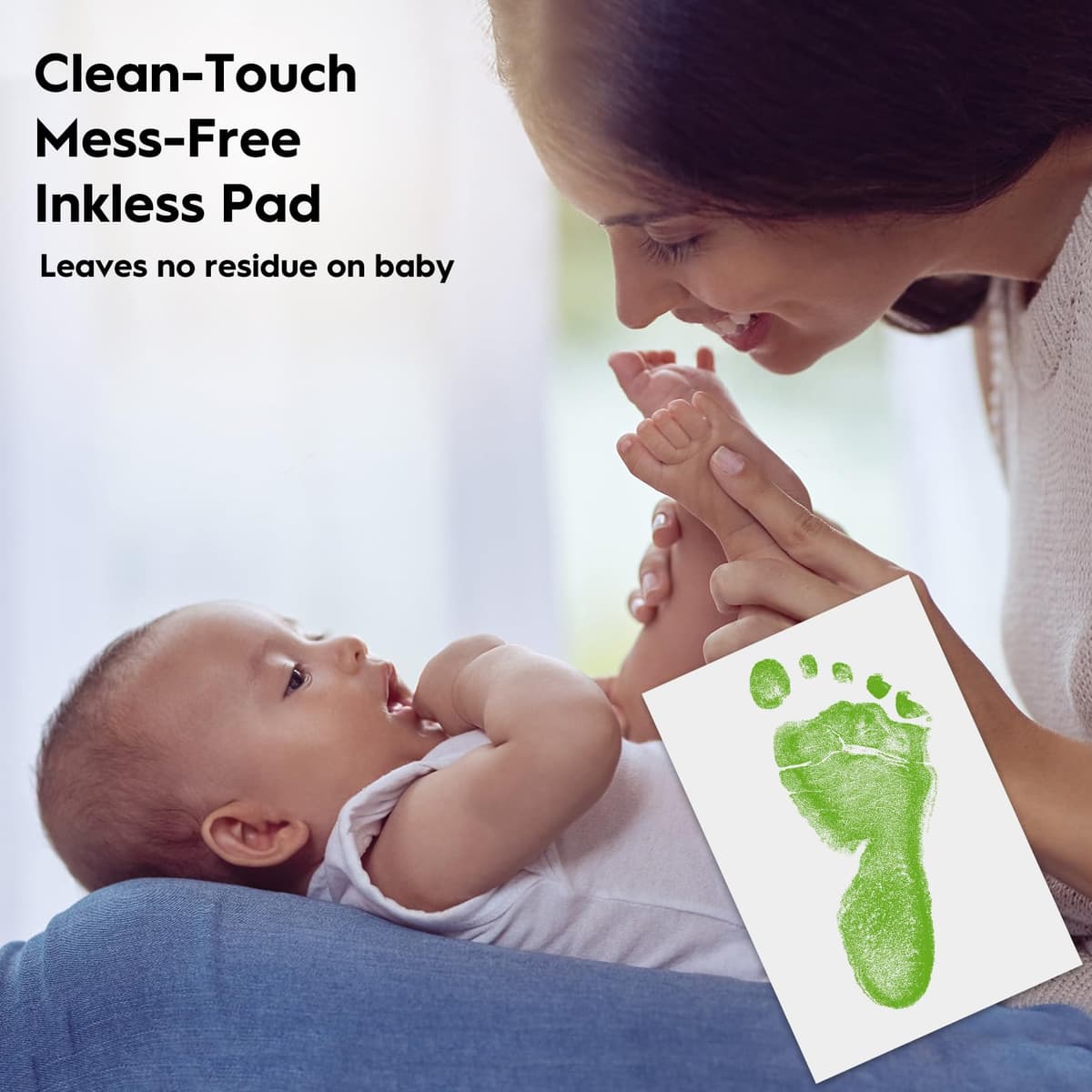 TATUNER Baby Hand and Footprint Kit Inkless - Mess Free Ink Pad, Paw Print Kit for Dogs and Cats, Safe Clean Touch Ink Pads for Newborn Handprints — view 44