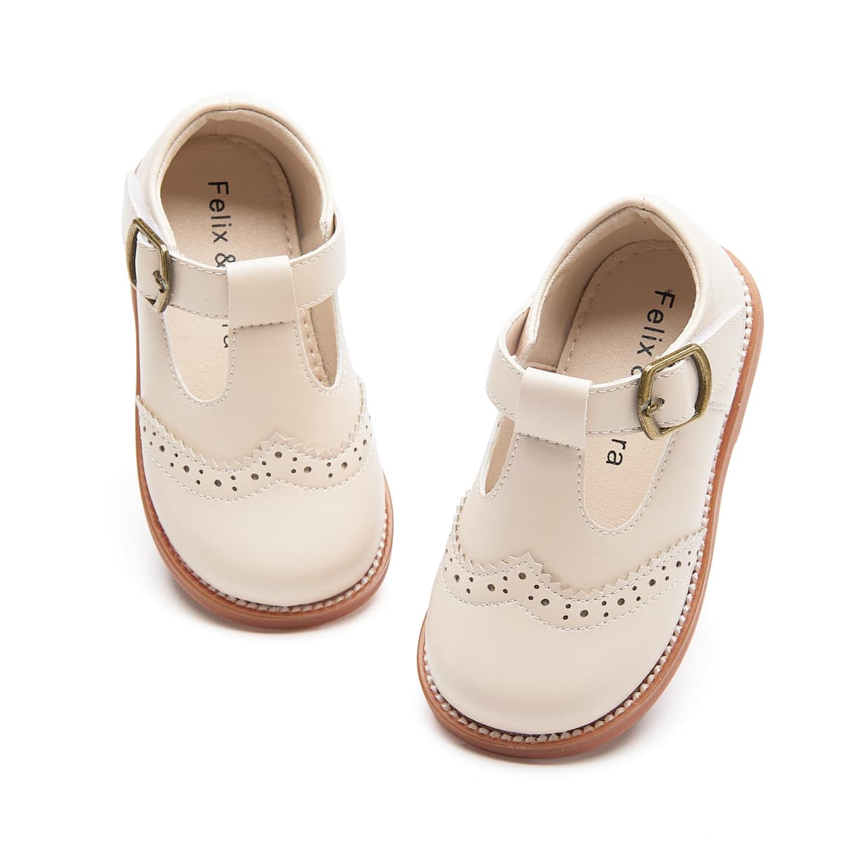 Felix & Flora Toddler Little Girl Mary Jane Dress Shoes - Ballet Flats for Girl Party School Shoes — view 11