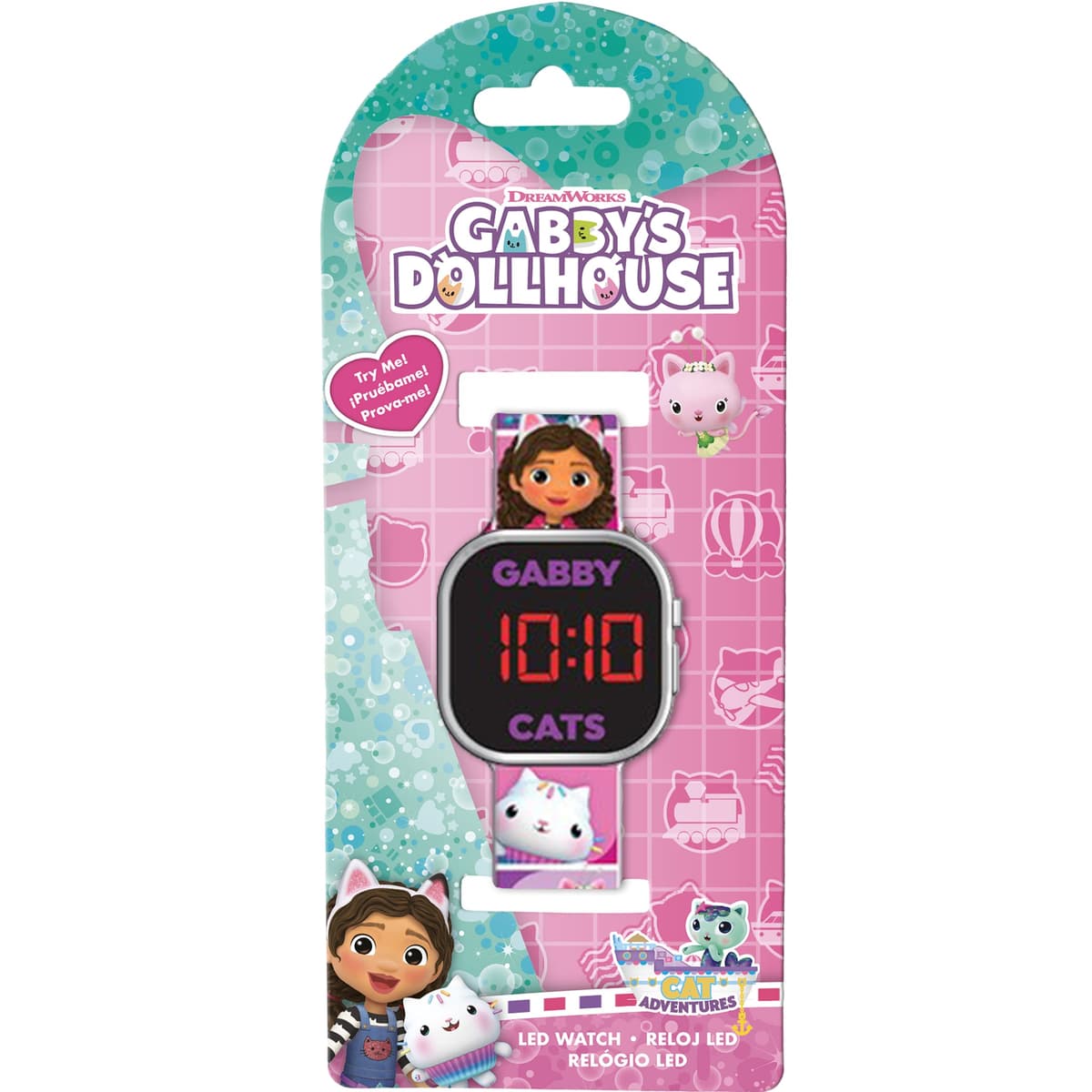 Kids Licensing - Reloj Digital LED para Niño y Niña con Personajes,Tiene Funciones de Hora, Fecha y Correa Ajustable — view 43