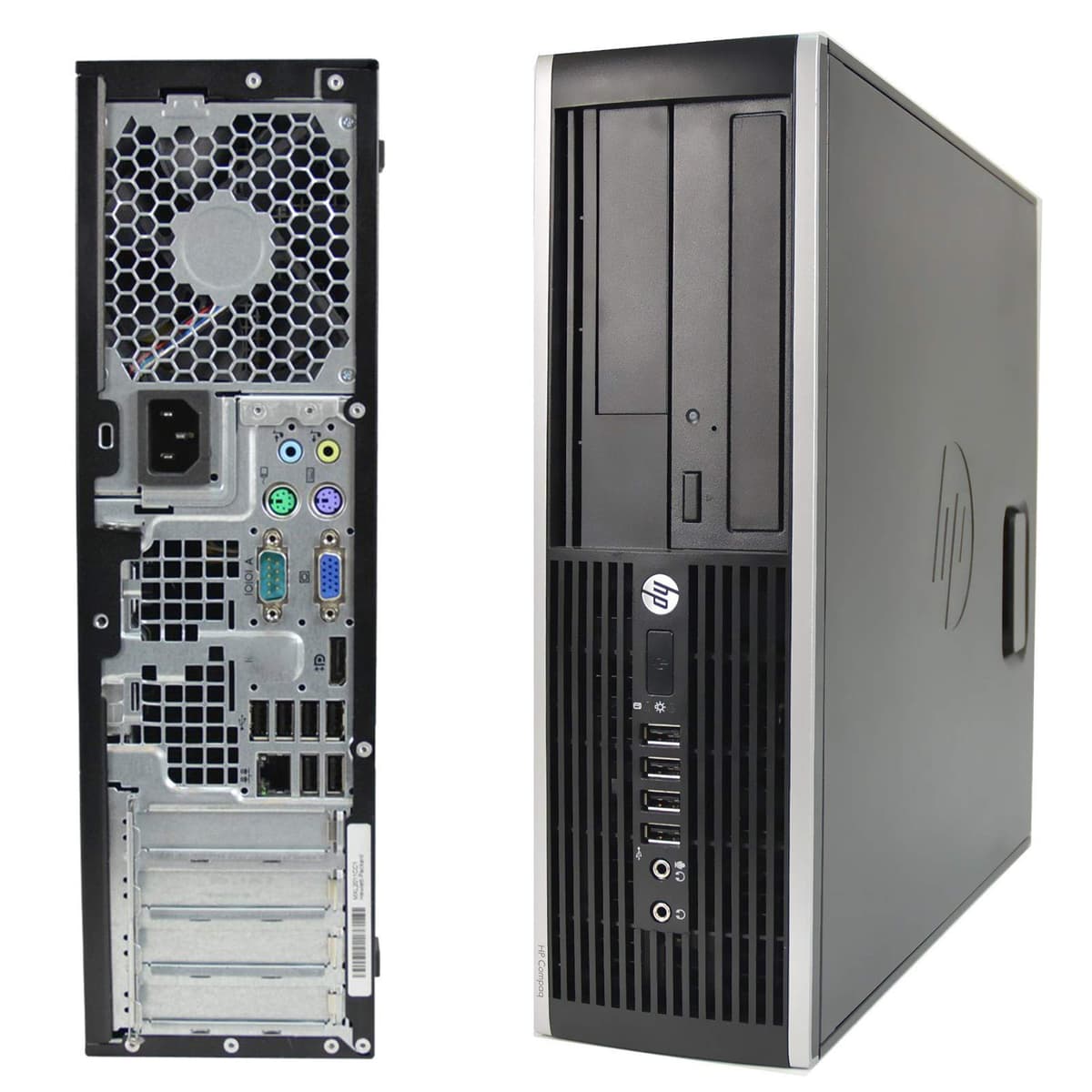 PC fijo Windows 11 Pro ordenador de sobremesa 8000 Intel Core 2 Duo/4 GB RAM/SSD de 128 GB + 500 GB disco duro/DVD-ROM económico oferta con doble memoria (reacondicionado certificado) compatible