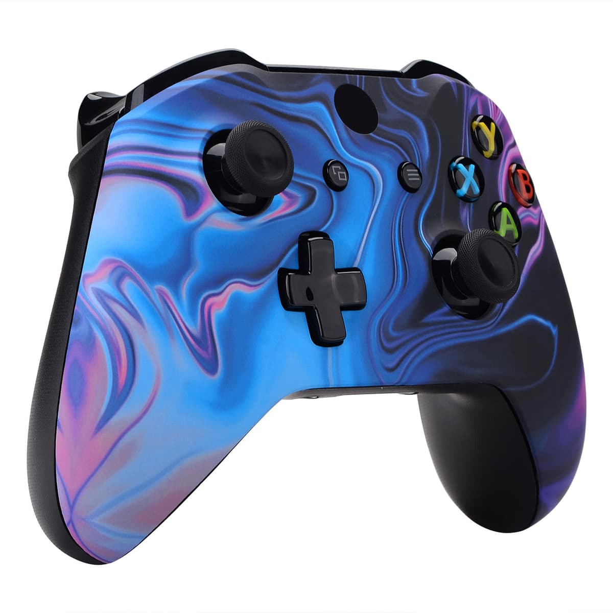 eXtremeRate Carcasa para Xbox One S X Accesorios Funda Delantera Protectora de la Placa Frontal Cubierta Antideslizante para Xbox One X S Control-Model 1708 (Origen del Caos) — view 4