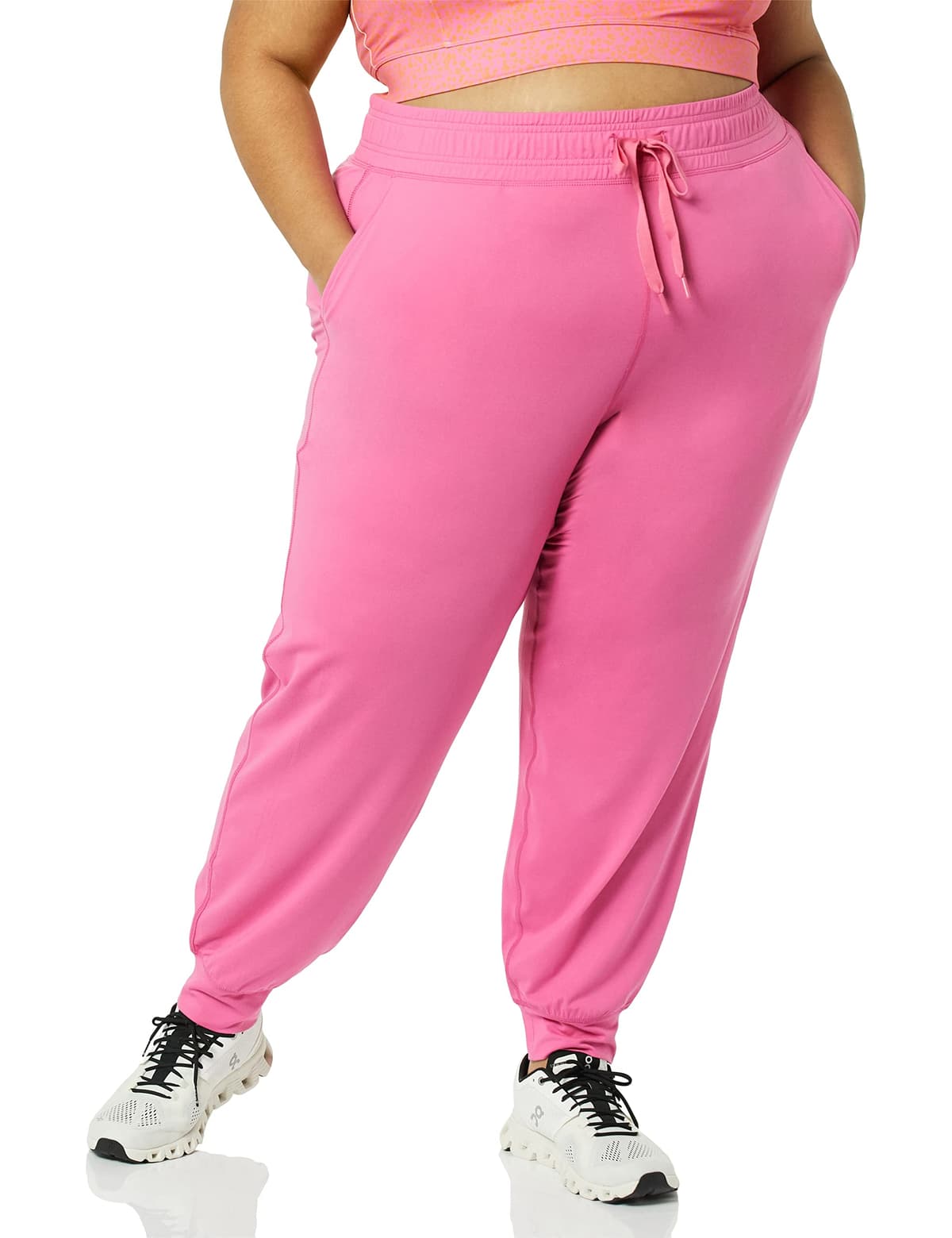 Amazon Essentials Pantalón Jogger, Elástico, Técnico, Afelpado - Colores interrumpidos Mujer — view 16
